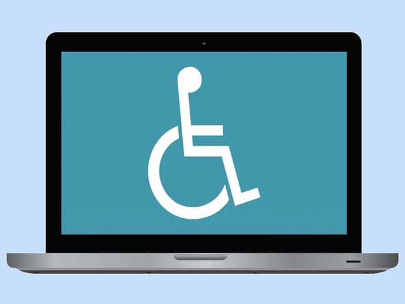 handicap friendly website