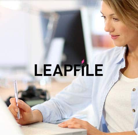leapfile web design